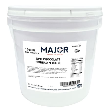 Major Bakery Solutions Major Bakery Solutions Nph Chocolate Spread-N-Ice 23lbs 144626